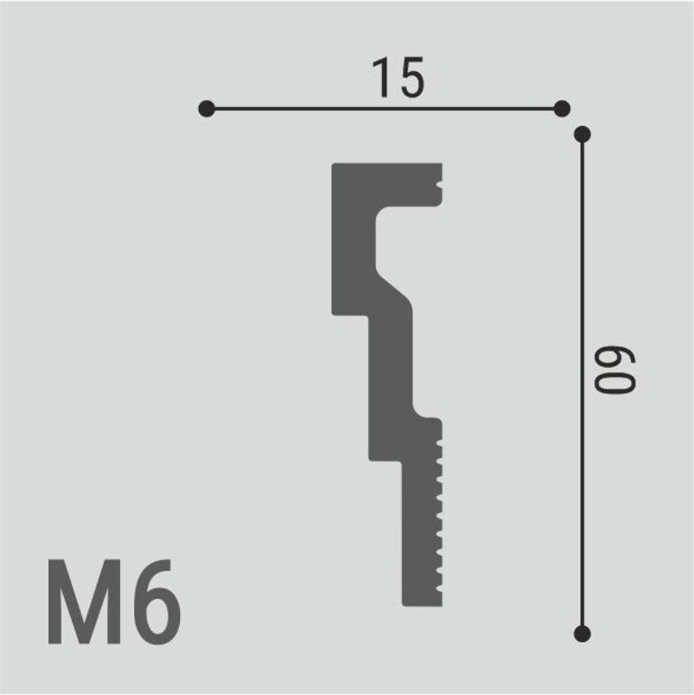Молдинг М6
