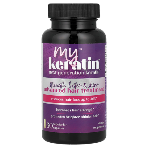 Purity Products, MyKeratin™, улучшенная формула для ухода за волосами, 60 вегетарианских капсул (250 мг в 1 капсуле)