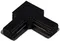 Коннектор угловой  RL 06038 corner connector BK Reluce
