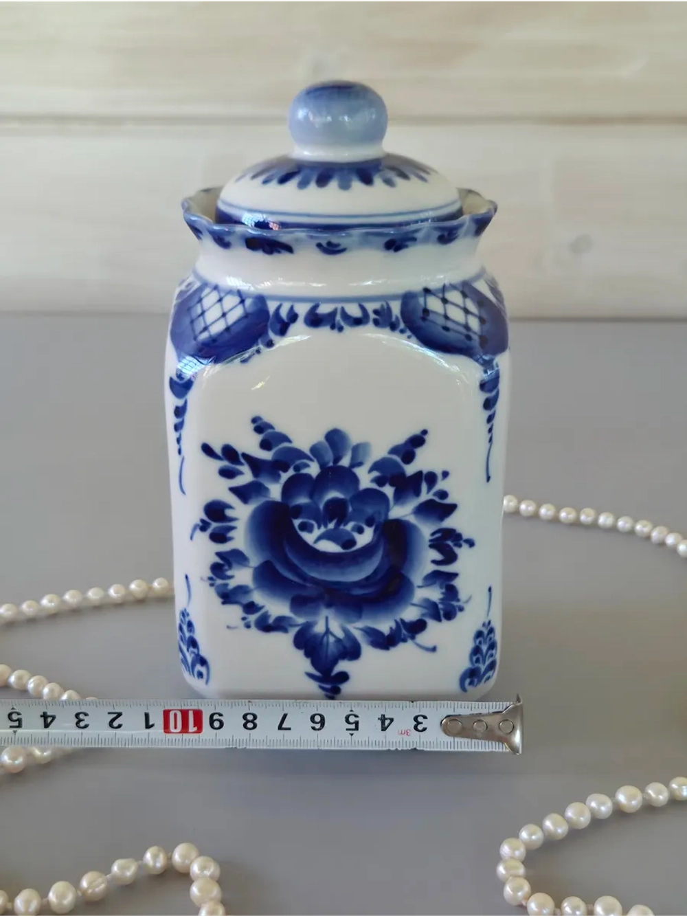 Сахарница для сахара солонка Гжель