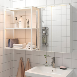 IKEA SILVERGLANS  (ИКЕА СИЛВЕРГЛАНС)  -  Светодиодная подсветка для ванной - с регулировкой яркости белый 60 см