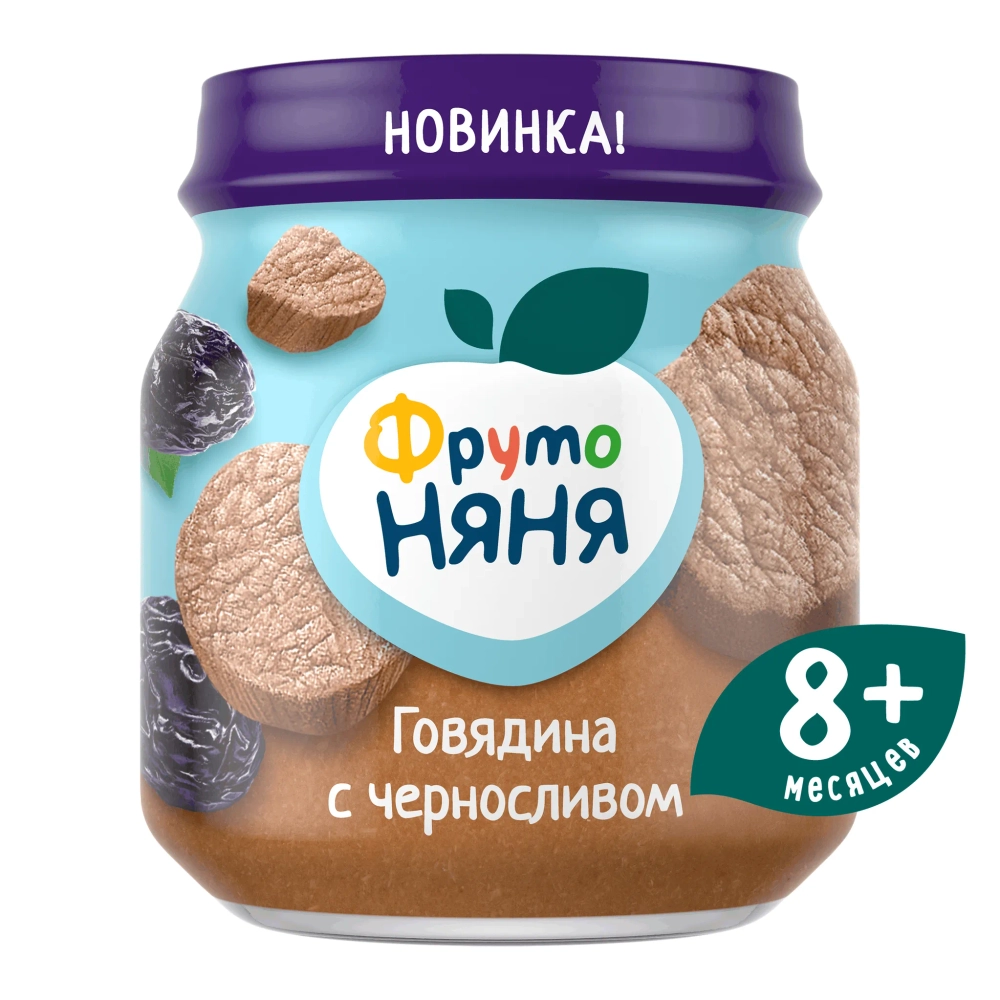 Пюре ФрутоНяня Говядина-чернослив с 8 мес 100 г