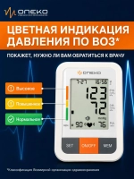 Тонометр автоматический плечевой Moneko PG-800B31 с манжетой