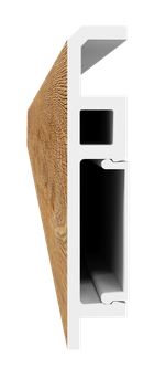 Напольный плинтус ПВХ Foresta Concept Дуб Робуста АС 005 2000х70х13 мм