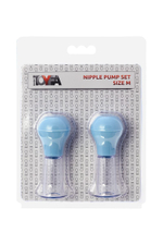 Набор для стимуляции сосков Nipple Pump Set - Size M (Цвет: прозрачный)