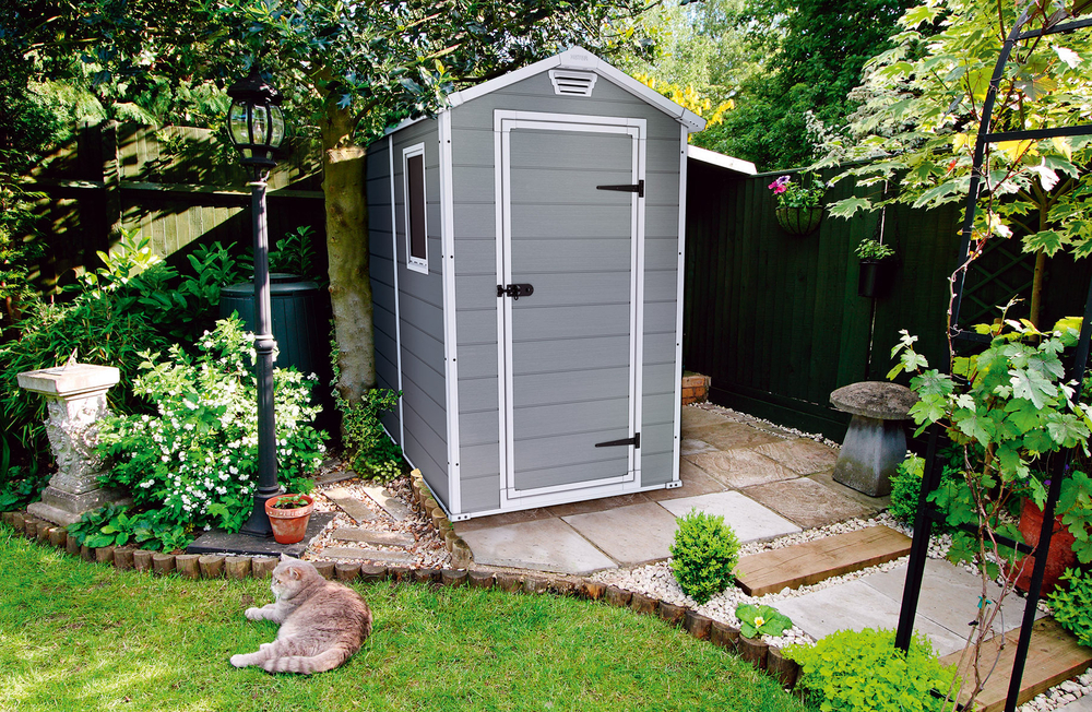 Пластиковый сарай Keter Manor 4x6