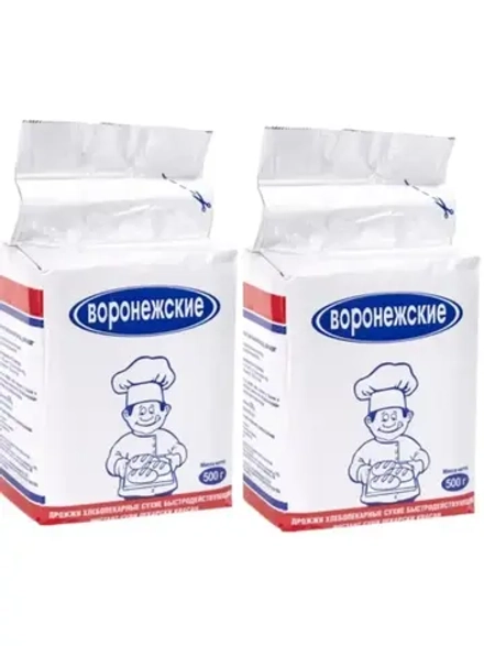Воронежские дрожжи 500 г х 2 шт