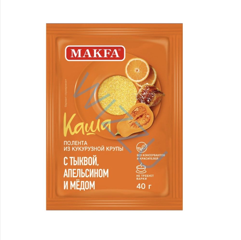 Каша палента кукурузная 44г(тыква/апельсин/мед)