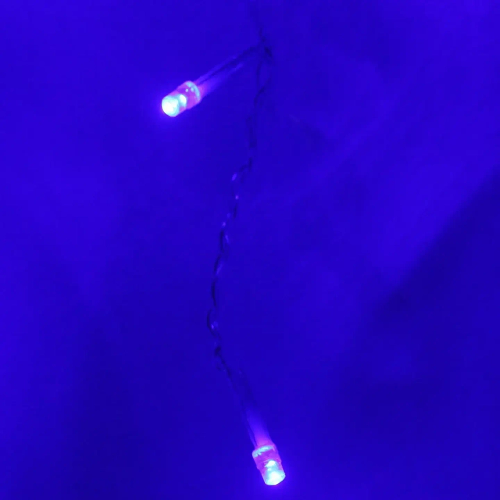 Гирлянда для дома ЗАНАВЕС «Мерцание» ш3,0* в2,5 м 480 ламп LED, прозрач.пров, авторежим, IP-20, Синий (возможность соединения)