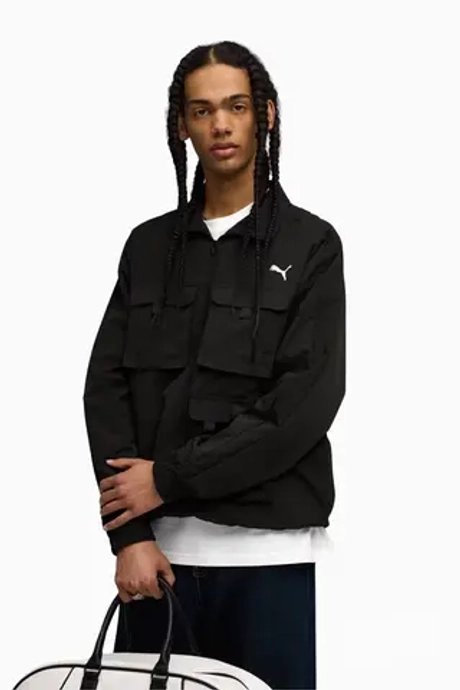 Ветровка Puma T7 Cargo Relaxed Track - черный