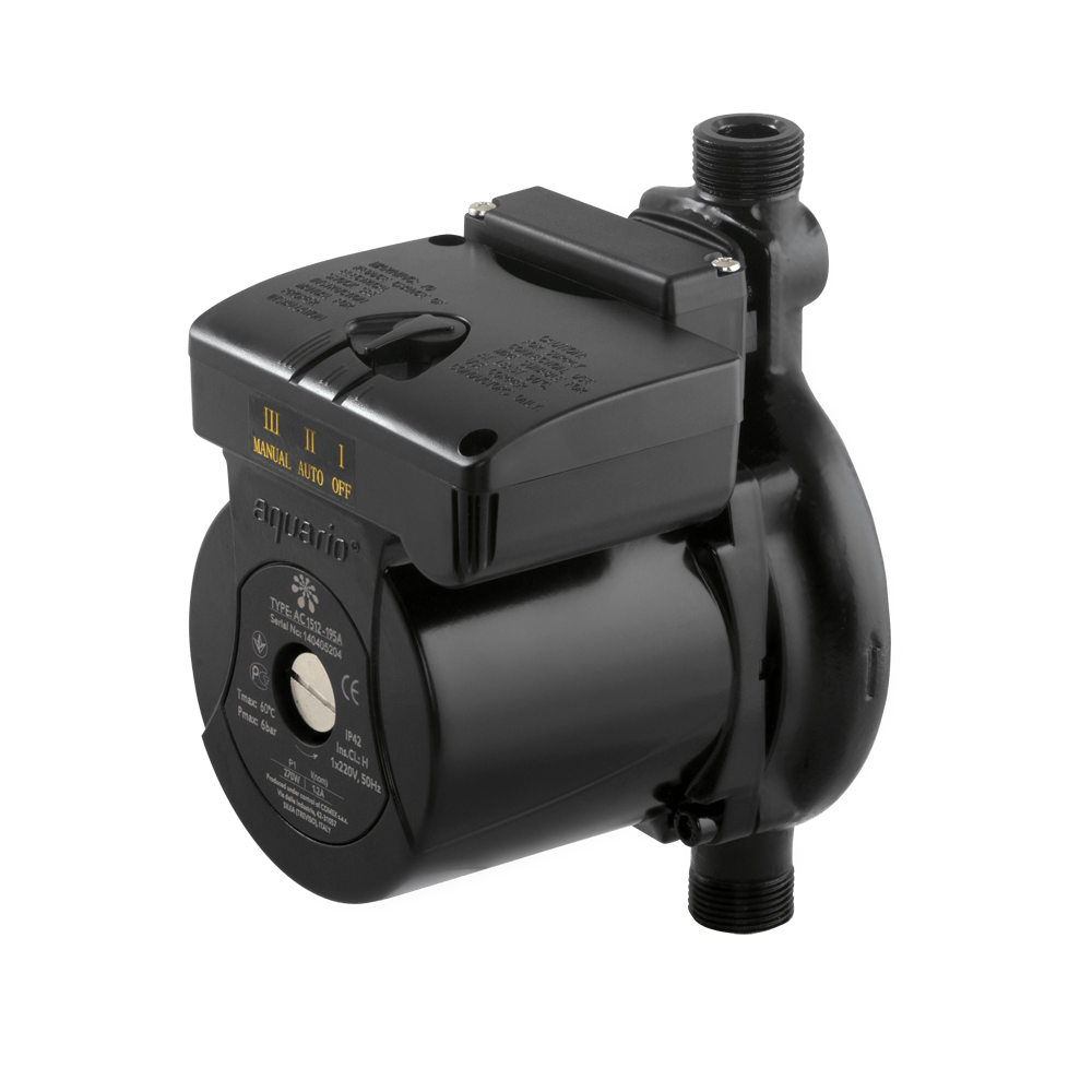 Насос Aquario AC 159-160A (120Вт. нап.9м. пр.26л/мин.) повысительный
