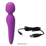 Лиловый wand-вибратор 21,5см Pretty Love Meredith BI-014668