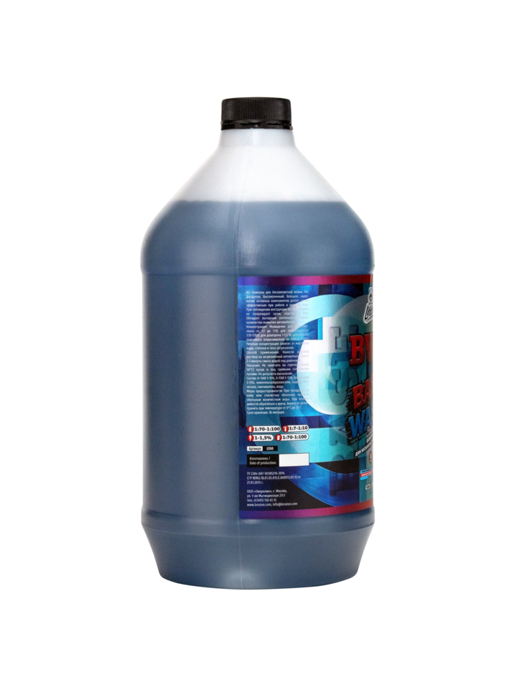 Leraton Шампунь для бесконтактной мойки BW5 BASE WASH 3,8л
