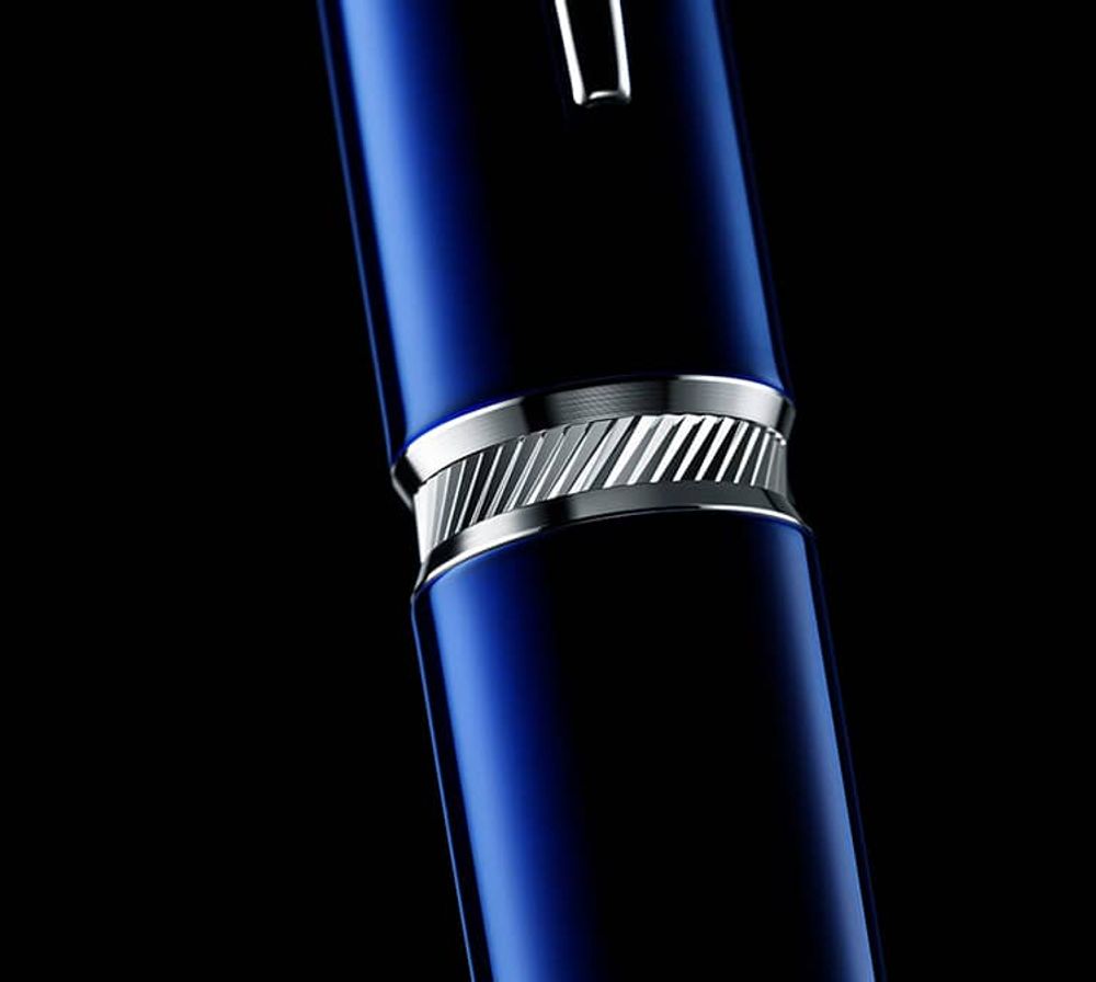 Перьевая ручка Pilot Capless LS Luxury Blue Fine Print с пером M (FCLS-35SR-LXLM) 2
