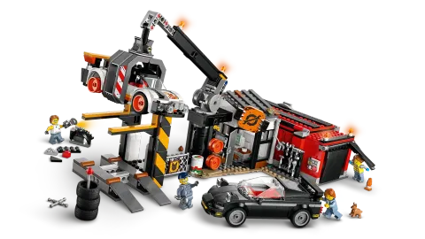Констуктор LEGO City 60472 Свалка металлолома с автомобилями