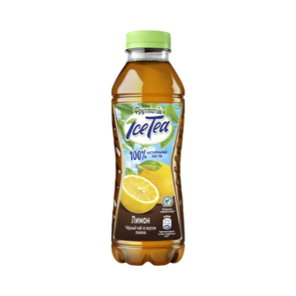 Черный чай ICE TEA со вкусом лимона 0.5л