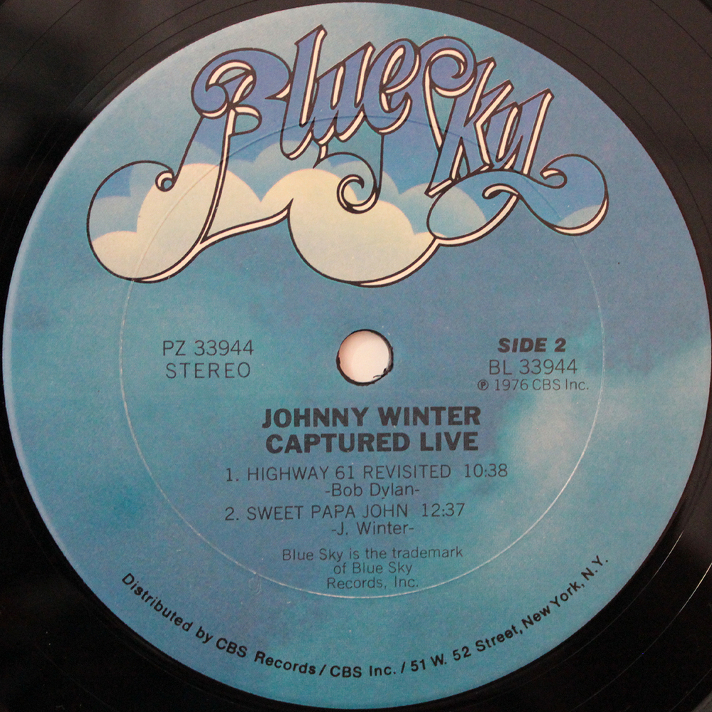 Johnny Winter / Captured Live! (LP)