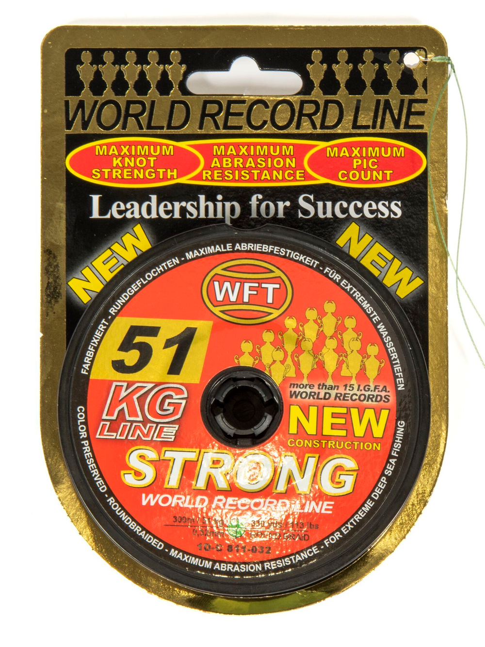 Леска плетёная WFT KG STRONG Green 300 м, 0,32 мм