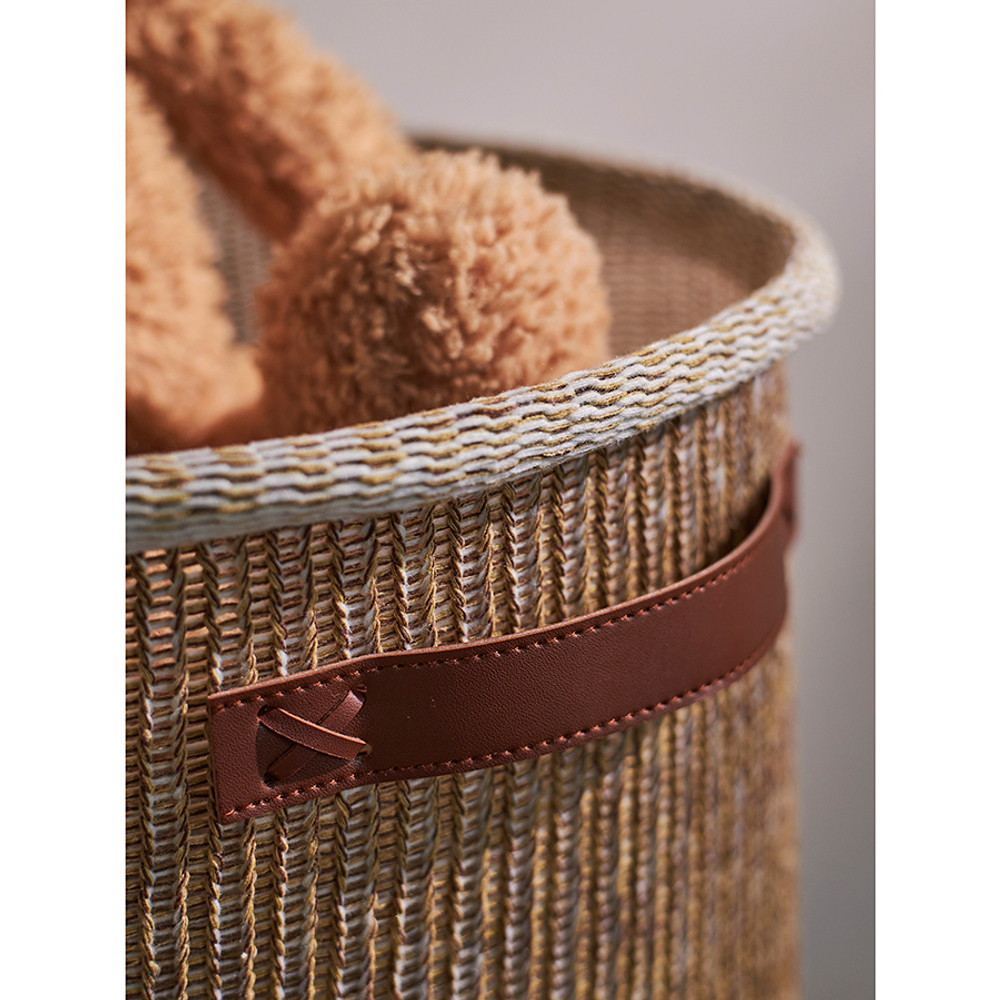 Корзина для хранения Sustainable collection, 46 л, бежевая