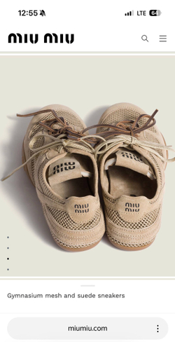 Кроссовки Miu Miu x New Balance