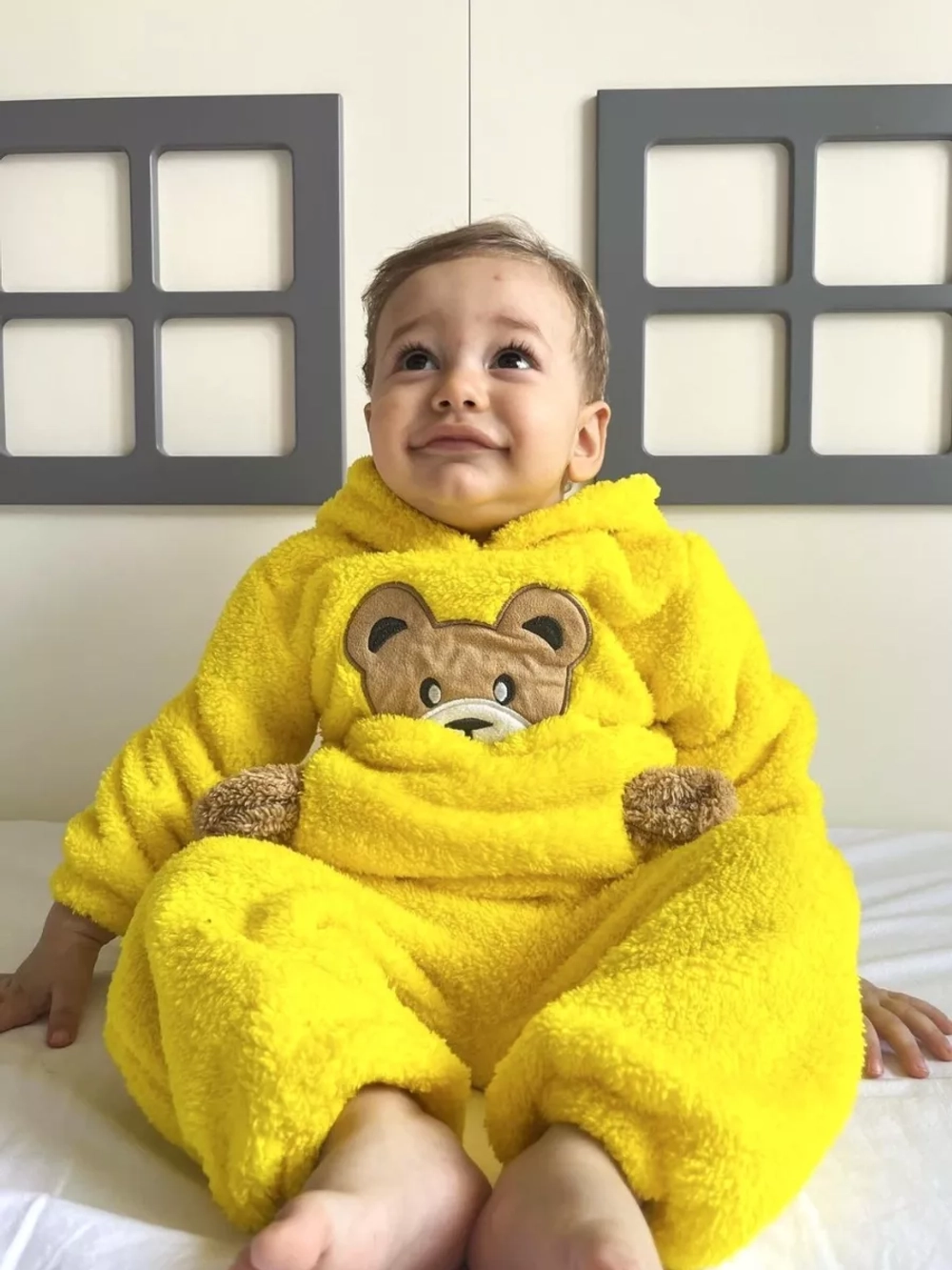 Костюм детский махровый мишка с ушками