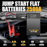 Устройство пусковое портативное бустер с компрессором 12000mAh 2500A VTOMAN X1