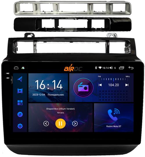 Магнитола для VW Touareg 2010-2018 (RCD550, поддержка подогревов) - AIROC 2K RI-3712 Android 12, Быстрая, QLed+2K, CarPlay, SIM-слот