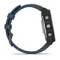 Garmin Quatix 7 Sapphire титановый с синим силиконовым ремешком