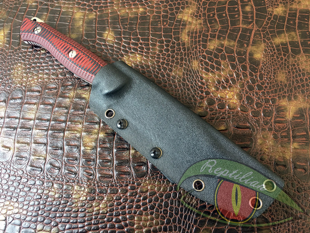 Нож STEELCLAW ЕРМАК красно-черный
