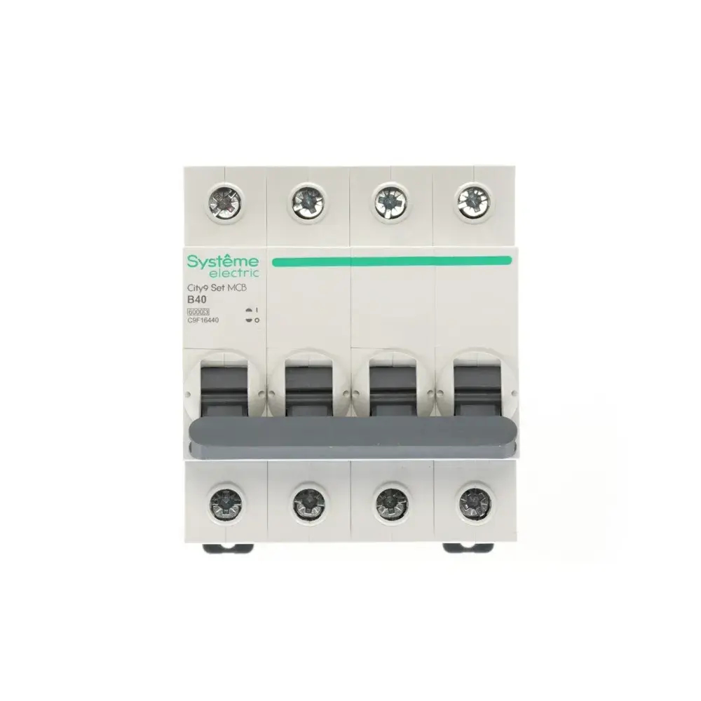 City9 Set Автоматический выключатель (АВ) B 40А 4P 6kA 400В