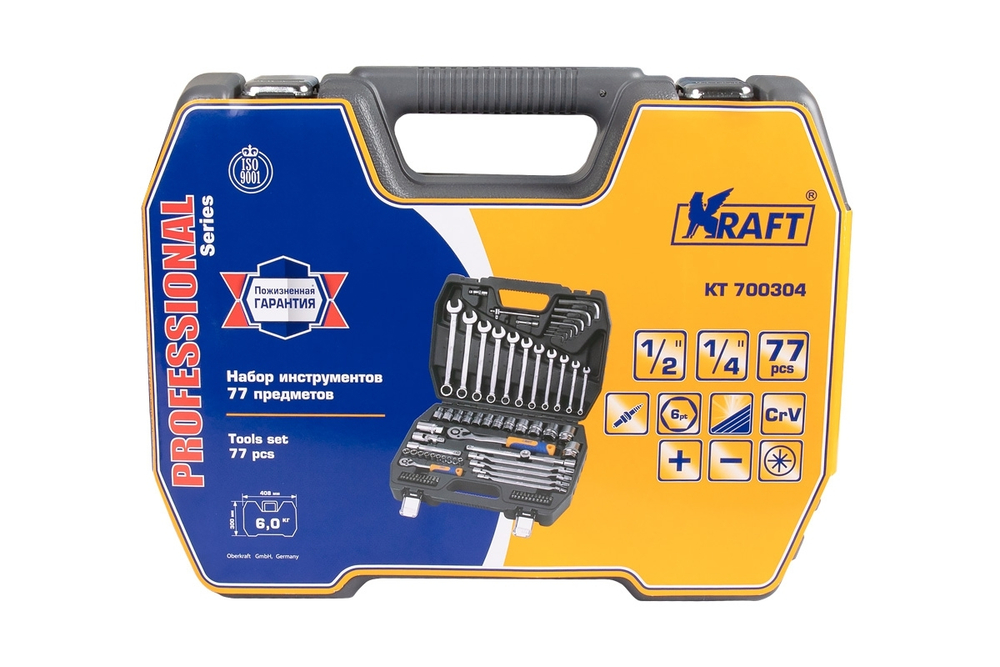 Набор инструмента, 77пр Kraft