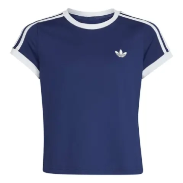 Футболка для девочки теннисная Adidas Classics Climacool - dark blue