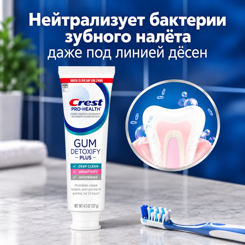 Crest Pro-Health Gum Detoxify Plus