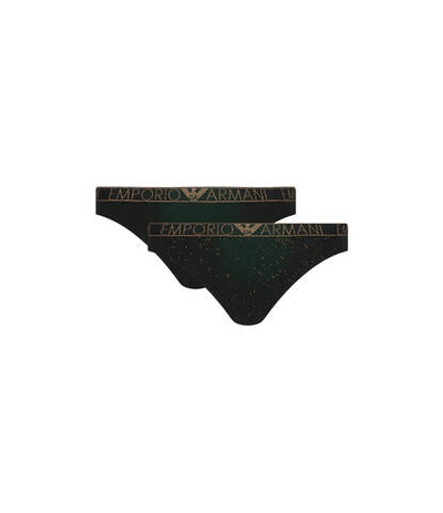 трусики 2 пары Emporio Armani - черный(163334 2F225)