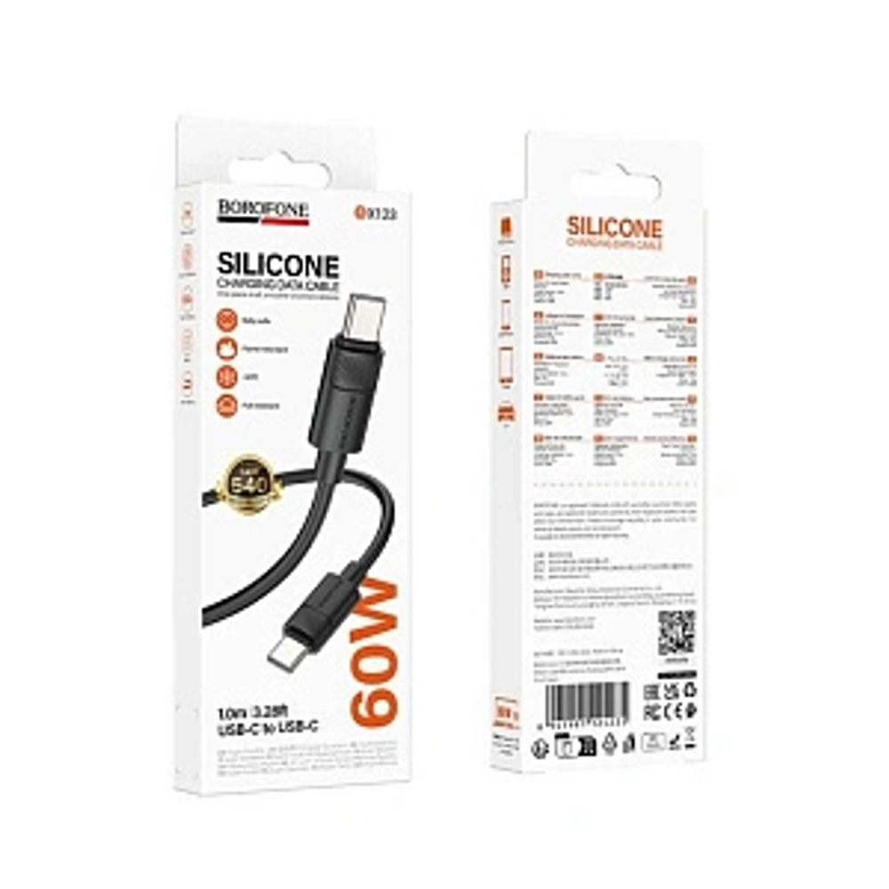 Кабель Type-C BOROFONE BX123 60W Type-C чёрный