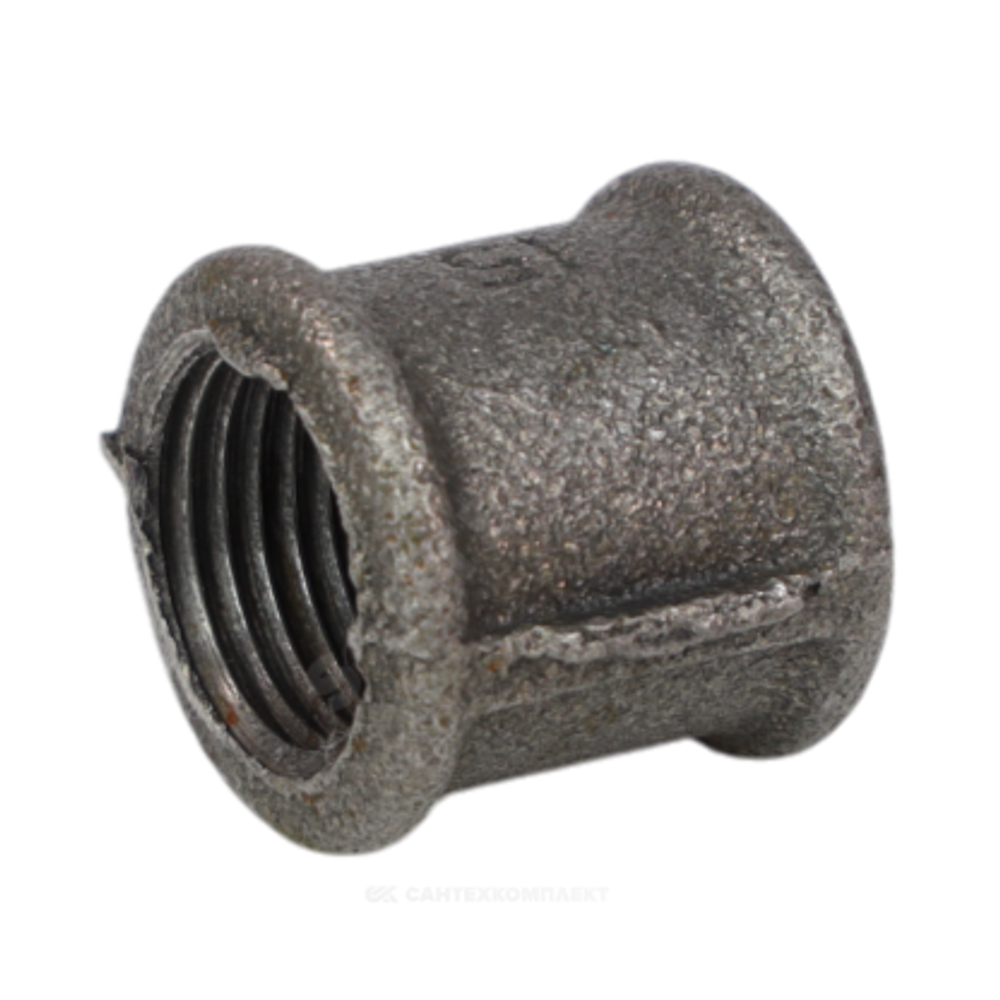 Муфта прямая чугун Ду 32 (1 1/4") ВР Fittex