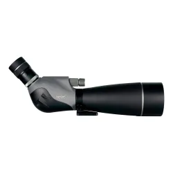 Зрительная труба Levenhuk New Blaze ED 80 в профиль с черным корпусом и наклонным окуляром