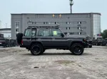 Боковые пороги для Toyota Land cruiser LC76 2014-2024+ Тойота стальные подножки