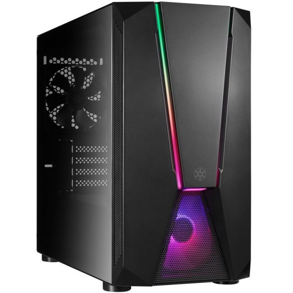 Корпус Mini-Tower SilverStone FARA V1M Pro, Micro-ATX, черный (SST-FAV1MB-PRO)
