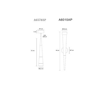 Подвесной светодиодный светильник 6W 4000K A6576SP-1CC хром Sabik Arte Lamp