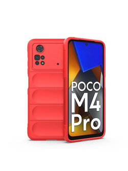 Противоударный чехол Flexible Case для Poco M4 Pro 4G