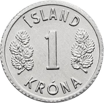1 крона 1978 Исландия