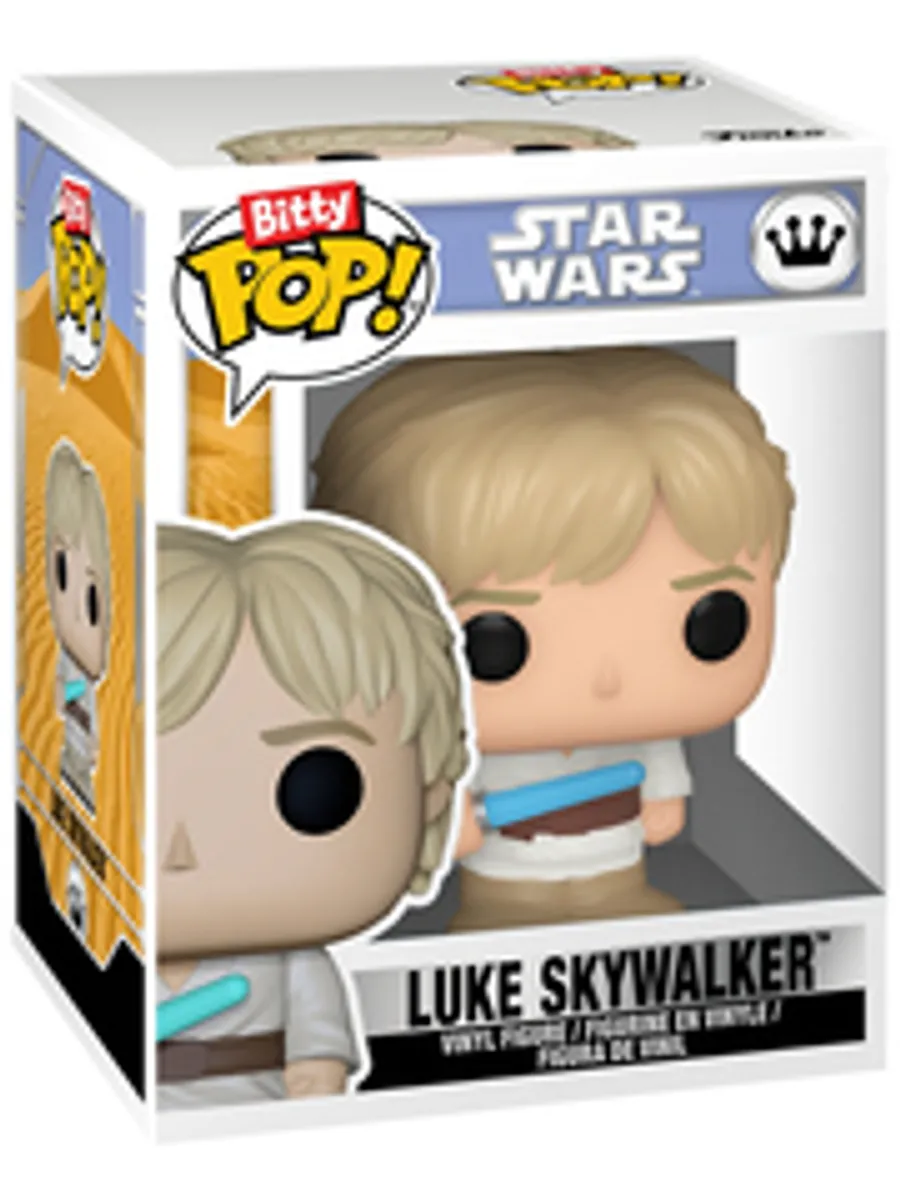 Набор Funko Bitty POP! Star Wars: 8 Bit Luke & Arcade Case + Luke & Speeder + Darth Vader