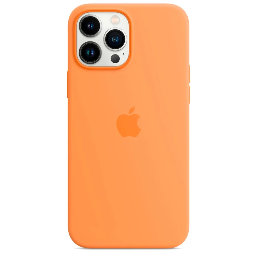 Силиконовый чехол с поддержкой MagSafe Apple Silicone Case для iPhone 13 Pro Max, Marigold (Весенняя мимоза)