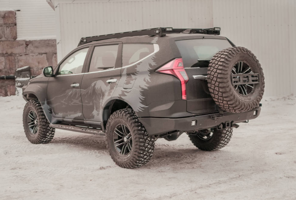 Пороги силовые Mitsubishi Pajero Sport 2021- STC