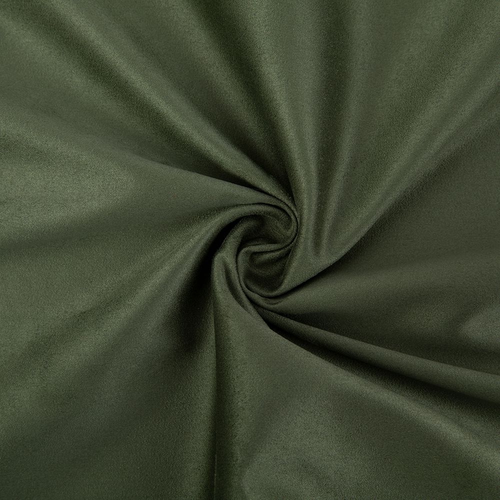 Замша искусственная Woven Suede 175 г/м², 147±2 см / 5 метров, 18-0322 cactus (зеленый), Peppy Woven Suede