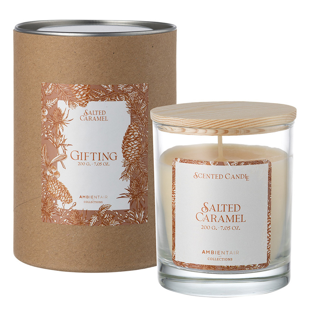 Свеча ароматическая 40ч Ambientair Gifting Salted Caramel