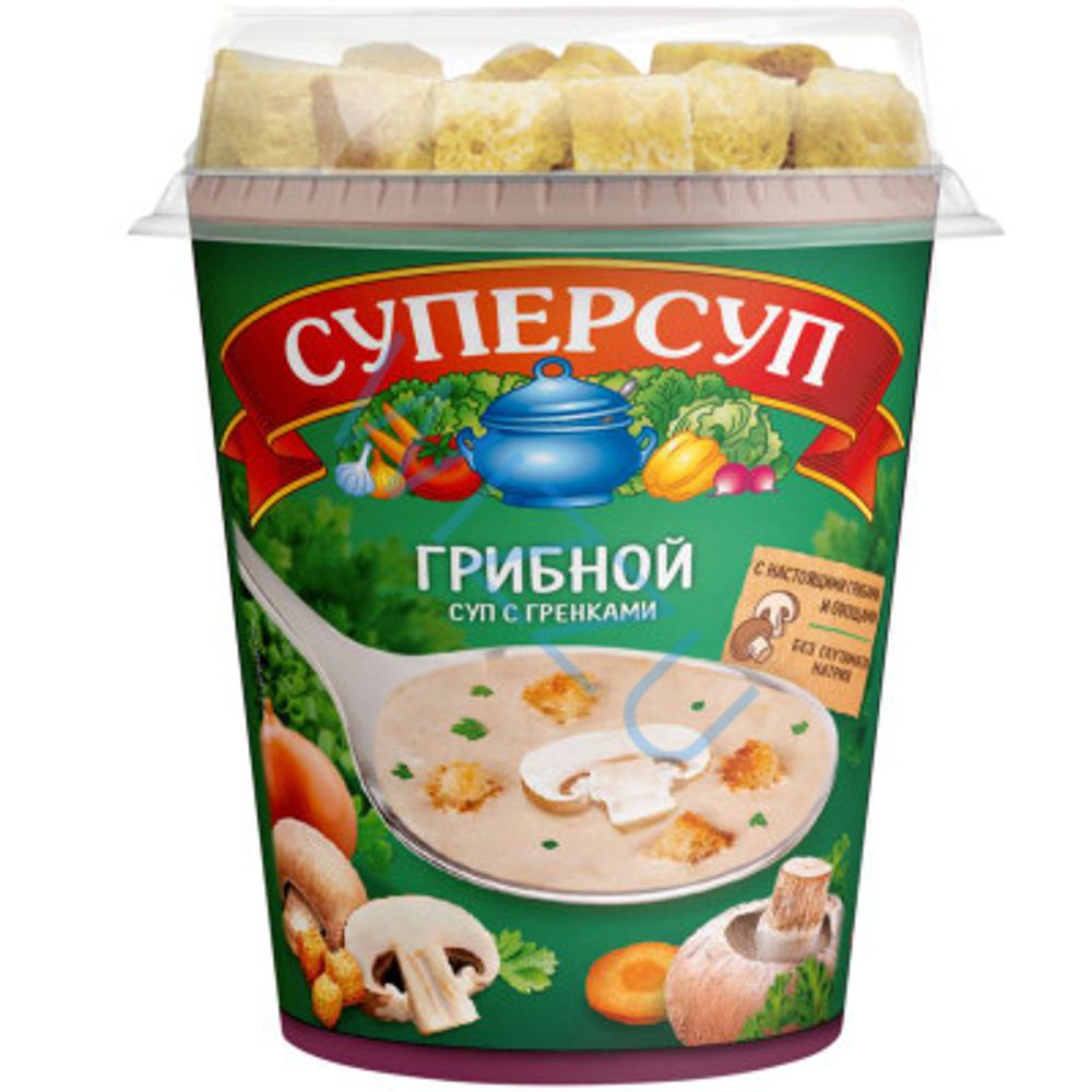 Суперсуп Грибной+Гренки 31г