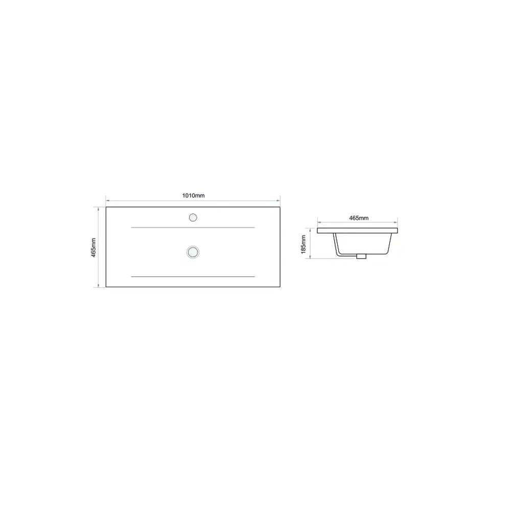 Раковина мебельная Royce Abby (RCW-1403100WH)