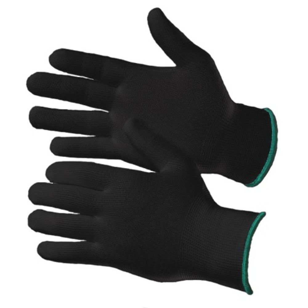 Перчатки нейлон. б/облива  черные/раз 8(М)  Gward Touch Black